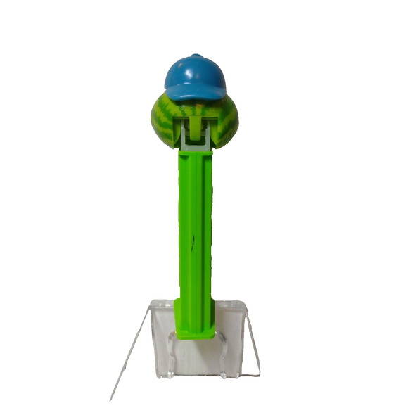 Pez Sourz Watermelon Face Baseball Hat Candy Container Vintage Slovenia Green - Picture 3 of 5
